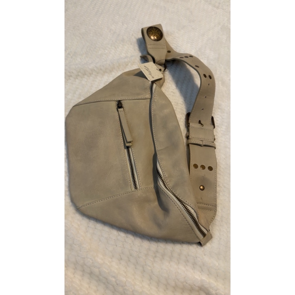 Free People Cream Crossbody Bag